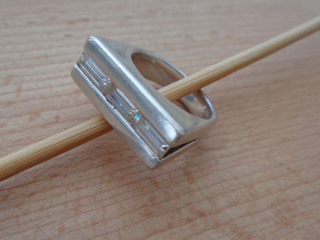 zilveren royale design ring van MEXX [436], Sieraden, Tassen en Uiterlijk, Ringen, Ophalen of Verzenden, Zo goed als nieuw, 17 tot 18