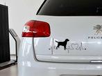 Labrador Sticker Hartbeat.  Zwart., Dieren en Toebehoren, Honden-accessoires, Ophalen of Verzenden, Nieuw
