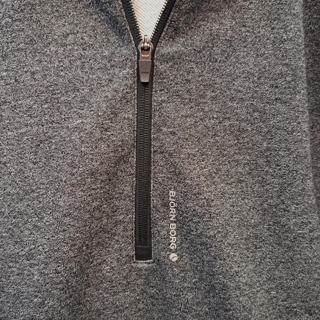 Bjorn Borg sportieve trui Hydro Pro grijs zwart XL nr 50062, ., Maat 56/58 (XL), Ophalen of Verzenden, Zo goed als nieuw