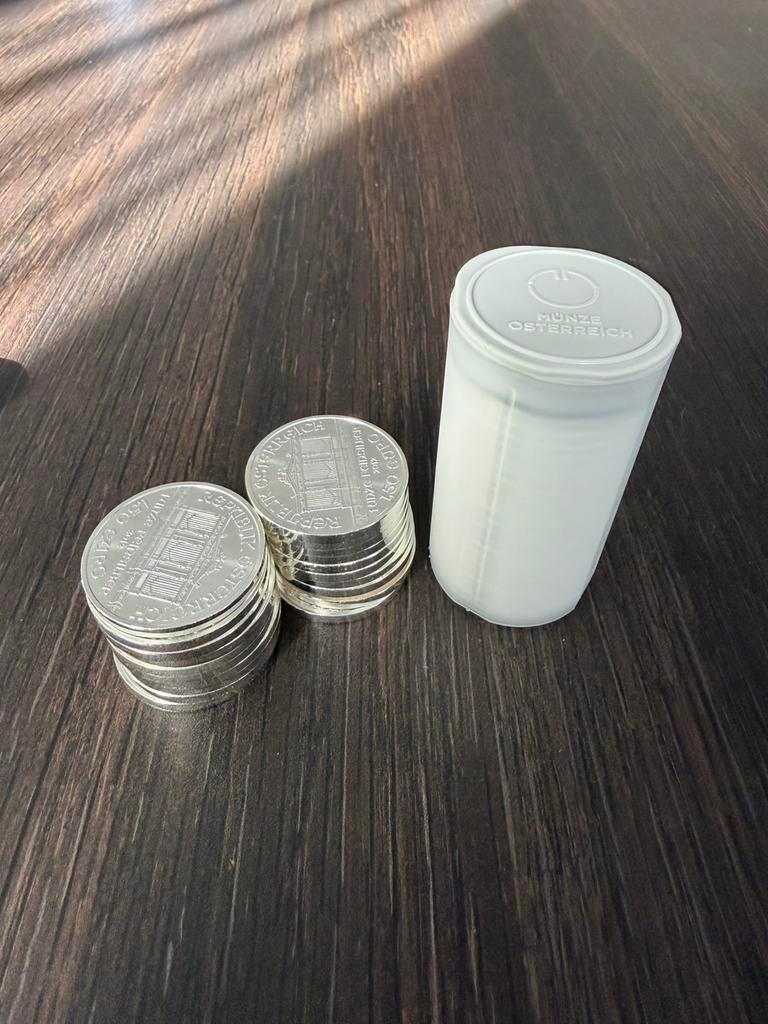 Zilveren 1 Ounce Munten - Oostenrijk .999, Ophalen of Verzenden, Zilver