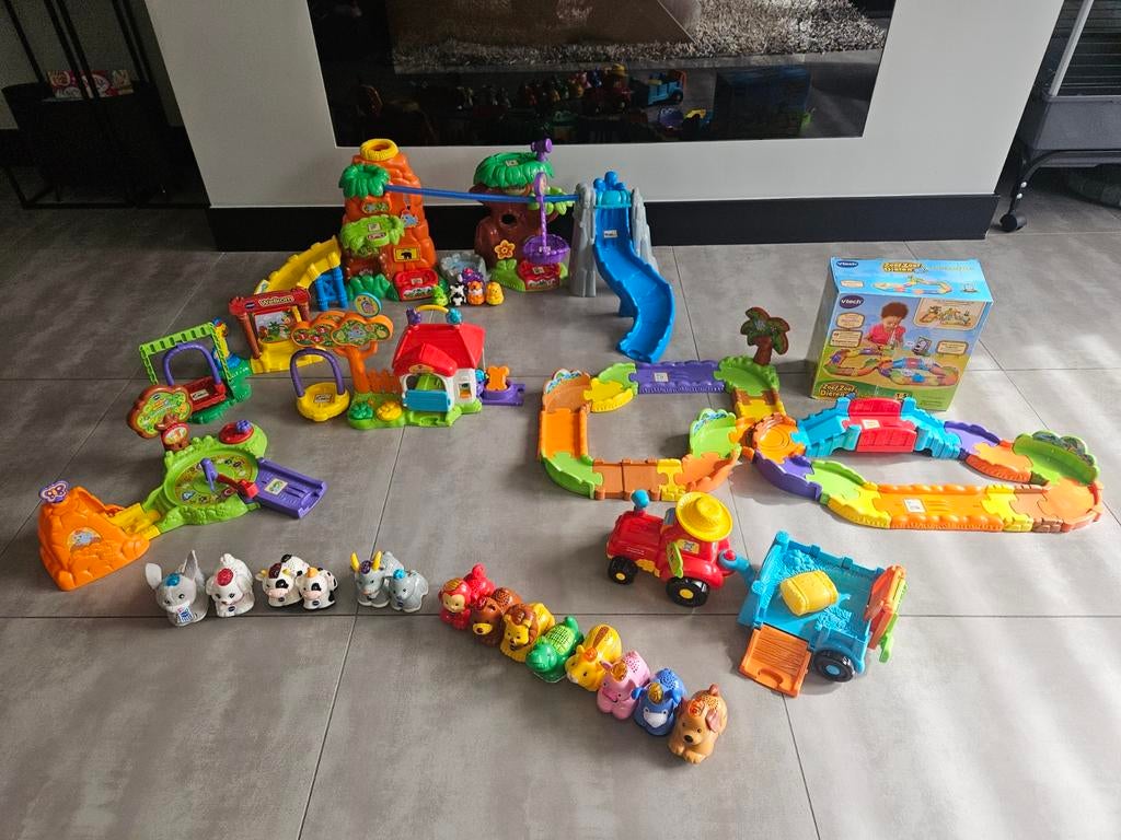 Vtech zoef zoef dieren grote set!, Ophalen of Verzenden, Zo goed als nieuw, 2 tot 4 jaar