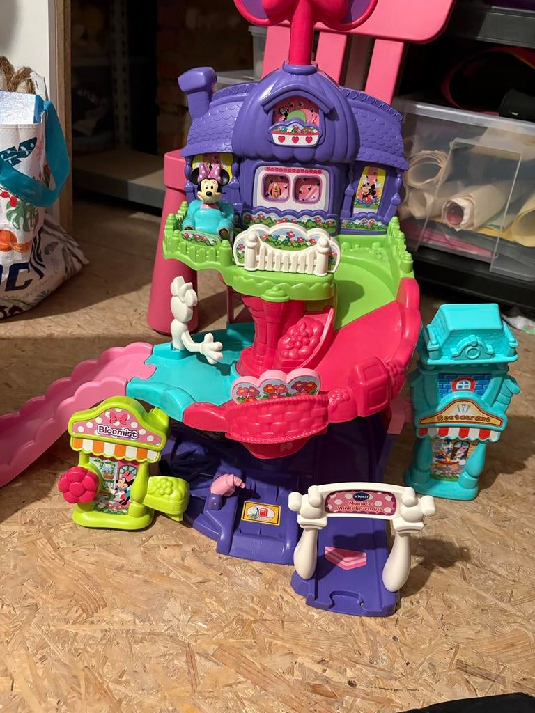 VTech Minnie Mouse Speelhuis met accessoires, Ophalen of Verzenden, Gebruikt, Meisje