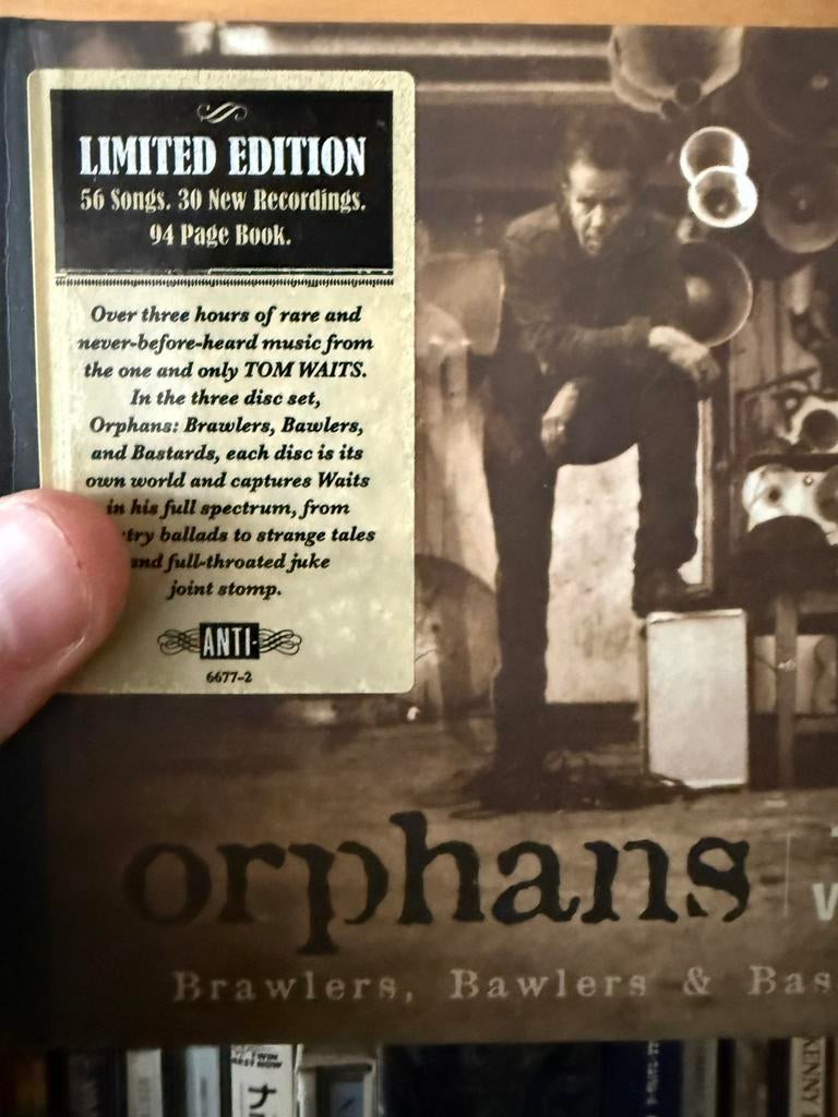 3 cd box tom waits orphans, Ophalen of Verzenden, Zo goed als nieuw, Poprock