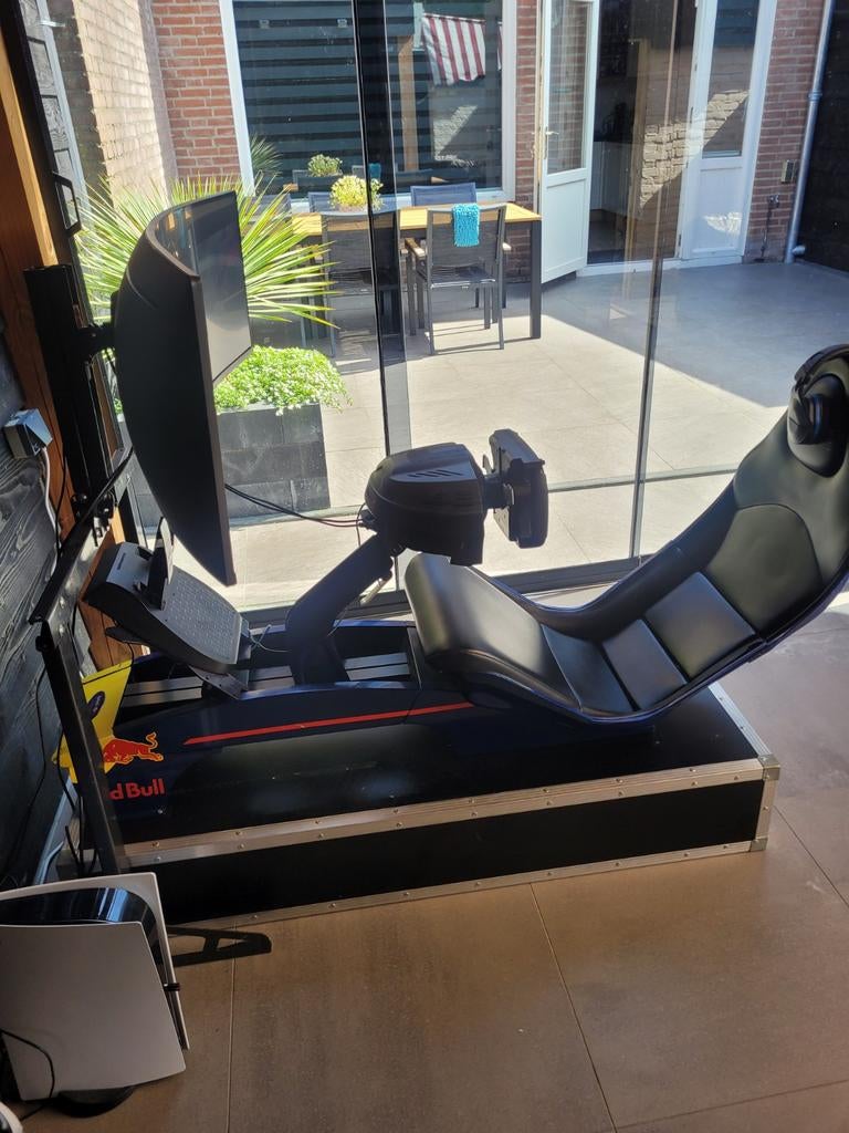 Race stoel met stuur en tv scherm, Ophalen of Verzenden, Zo goed als nieuw, Playseat of Racestoel, PlayStation 5