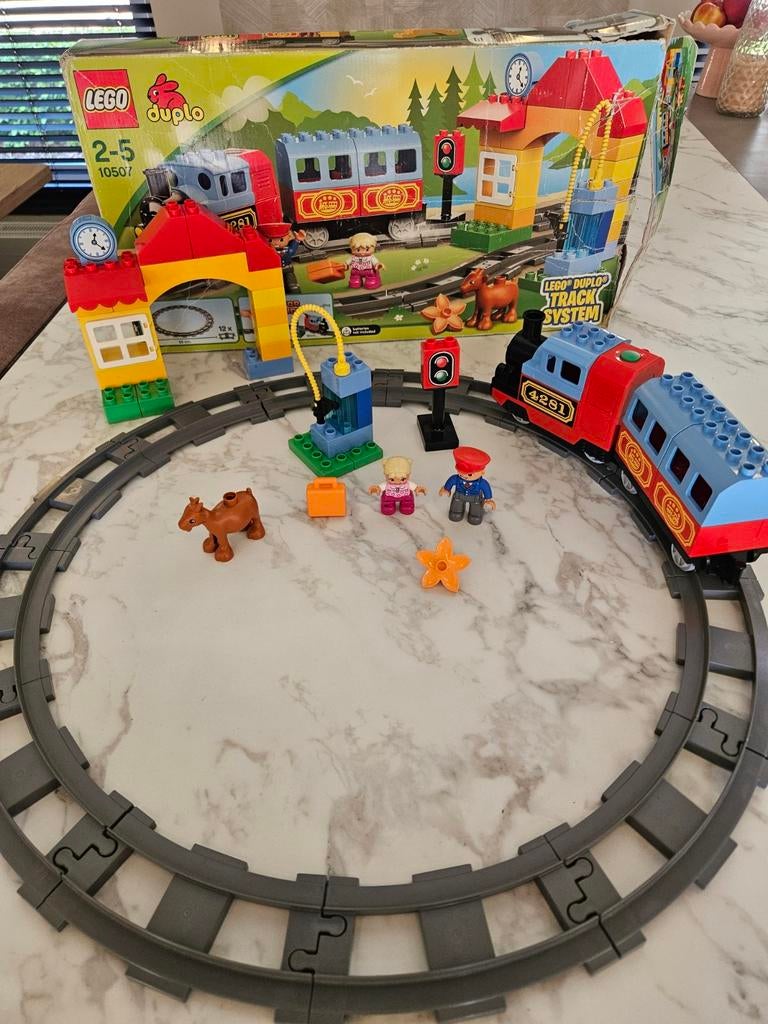 10507 Duplo Elektrische Trein, Ophalen of Verzenden, Zo goed als nieuw, Duplo