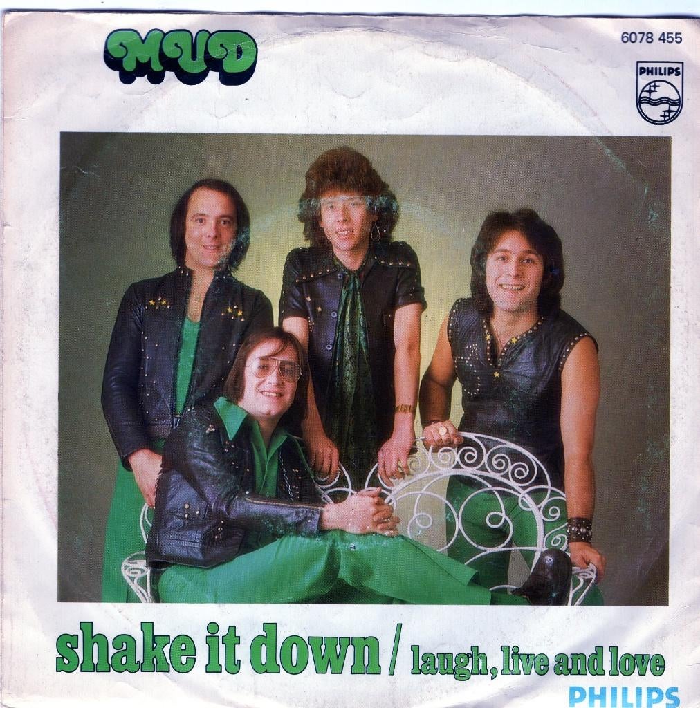 MUD  -  Shake it down, Cd's en Dvd's, Vinyl Singles, Gebruikt, 7 inch, Single, 1970 - 1979