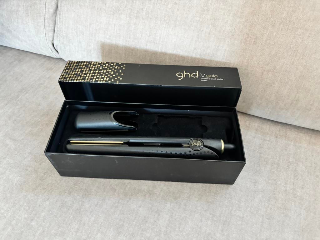 ghd V gold professional styler stijltang, Ophalen of Verzenden, Zo goed als nieuw, Krultang of Stijltang