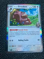 Arven's Greedent Pokémon Kaart 159/182 DRi EN, Ophalen of Verzenden, Zo goed als nieuw, Losse kaart, Foil