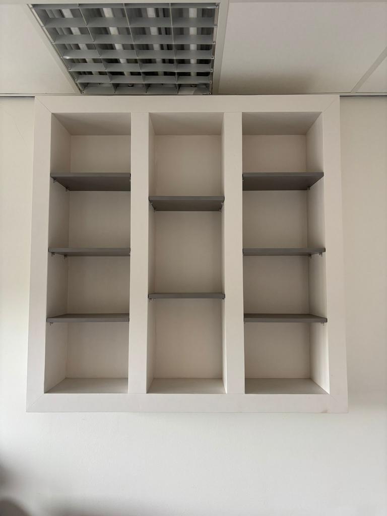 Witte letterkast 120x120x25 cm, Ophalen, Gebruikt