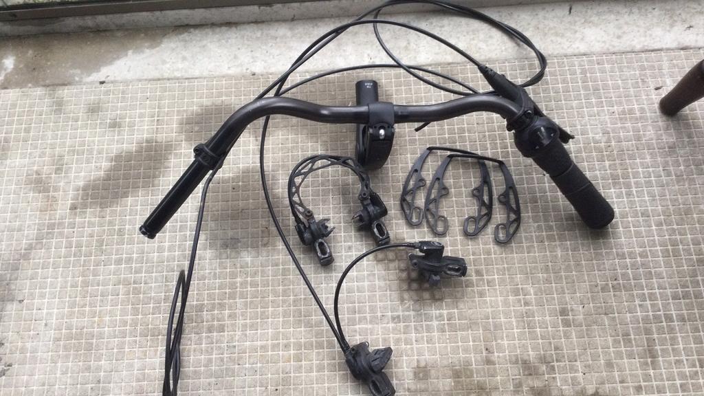 Stuur, Fietsen en Brommers, Fietsonderdelen, Ophalen, Zo goed als nieuw