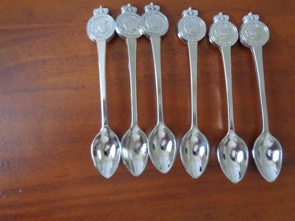 6 nieuwe lepeltjes Willem Alexander-Maxima, Verzamelen, Koninklijk Huis en Royalty, Ophalen of Verzenden, Nieuw, Nederland, Speld(je) of Lepel(tje)