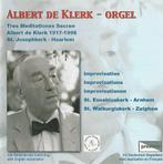 OrgelCD: Albert de Klerk - Orgel - Arnhem, Haarlem, Zutphen, Ophalen of Verzenden, Zo goed als nieuw, Koren of Klassiek