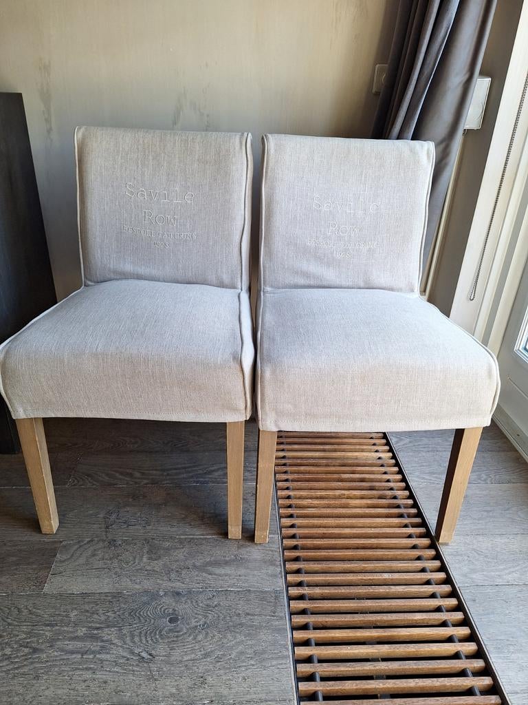 Set van 2 riviera maison Eettafel Stoelen -, Huis en Inrichting, Stoelen, Ophalen, Twee, Overige kleuren, Zo goed als nieuw