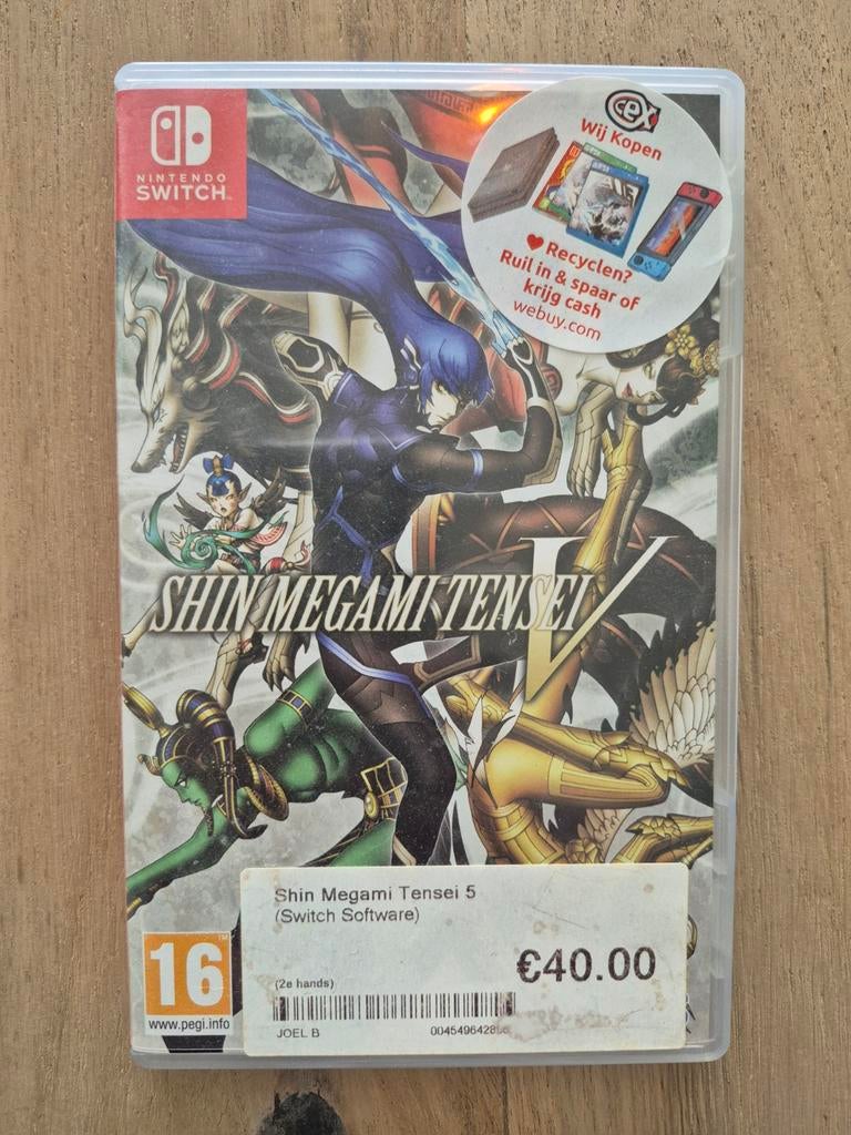 Shin Megami Tensei V - Nintendo Switch, Spelcomputers en Games, Games | Nintendo Switch, Gebruikt, 1 speler, Ophalen of Verzenden