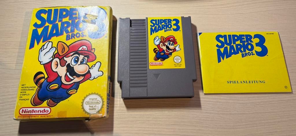 Super Mario Bros. 3 CIB voor de Nintendo NES, Spelcomputers en Games, Games | Nintendo NES, 1 speler, Ophalen of Verzenden, Zo goed als nieuw