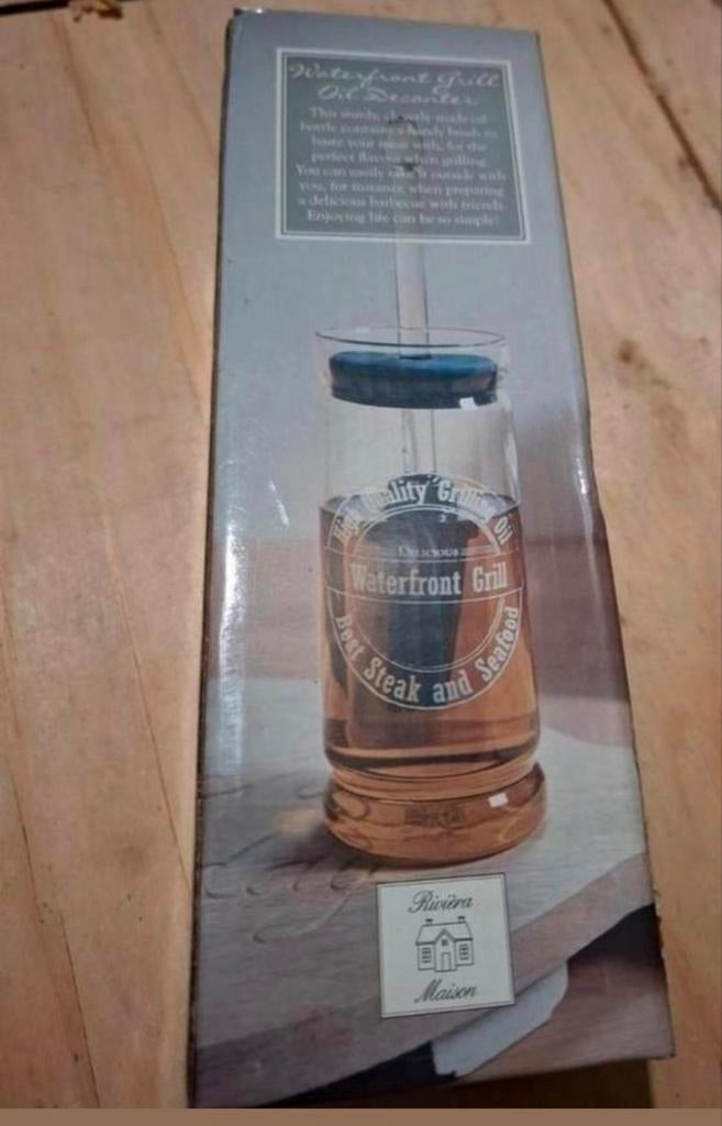 Riviera maison waterfront grill nieuwstaat, Ophalen of Verzenden, Zo goed als nieuw, Glas, Overige stijlen