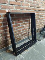 Stalen Onderstel Set van 2 U Tafelpoten – 60 x 72 cm, Zwart, Ophalen, Tafelpoot, Gebruikt, 50 tot 100 cm