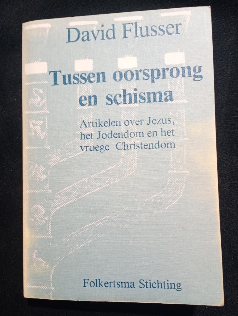 David Flusser, Tussen oorsprong en schisma, Boeken, Ophalen of Verzenden, Gelezen, Europa