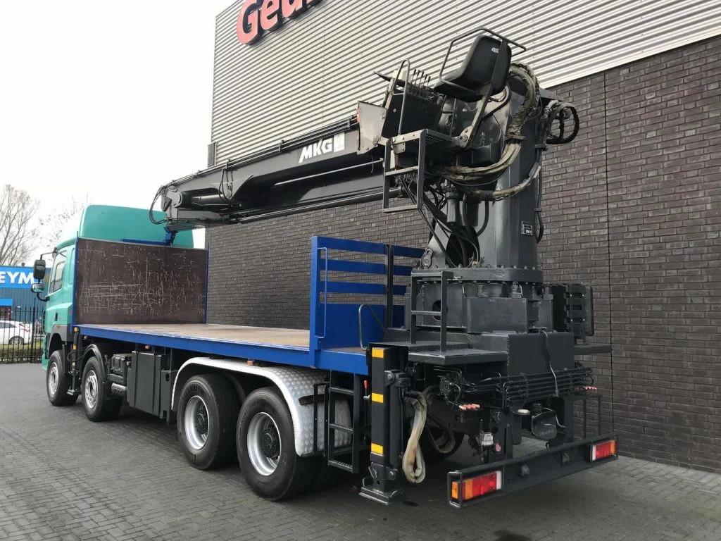 DAF CF 460 8X4 + MKG HMK 401/kran/kraan/Montagekran/, Auto's, Euro 5, Achterwielaandrijving, Overige kleuren, Origineel Nederlands