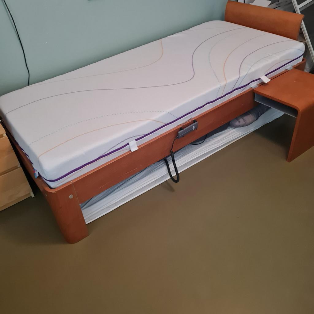 Auping Aronde eenpersoons bed met verstelbare spiraalbodem, Ophalen, 90 cm, Eenpersoons, 200 cm