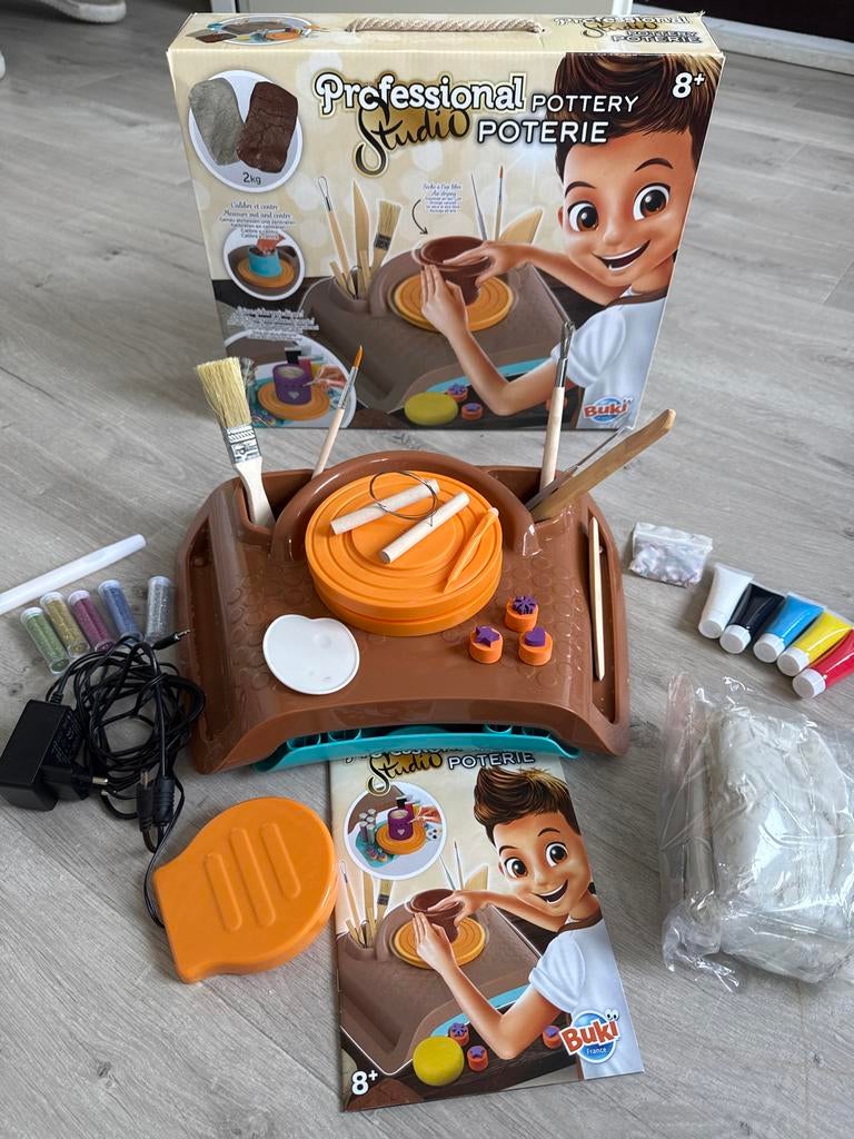 Buki Professional Pottery Studio - Keramiekset, Hobby en Vrije tijd, Pottenbakken, Ophalen of Verzenden, Zo goed als nieuw