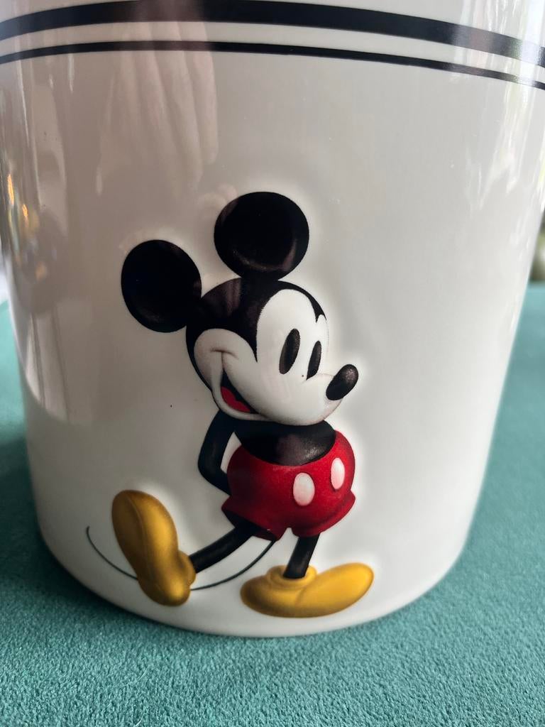 Disney Store Koekjespot Mickey Mouse 1999, Ophalen, Mickey Mouse, Zo goed als nieuw, Servies