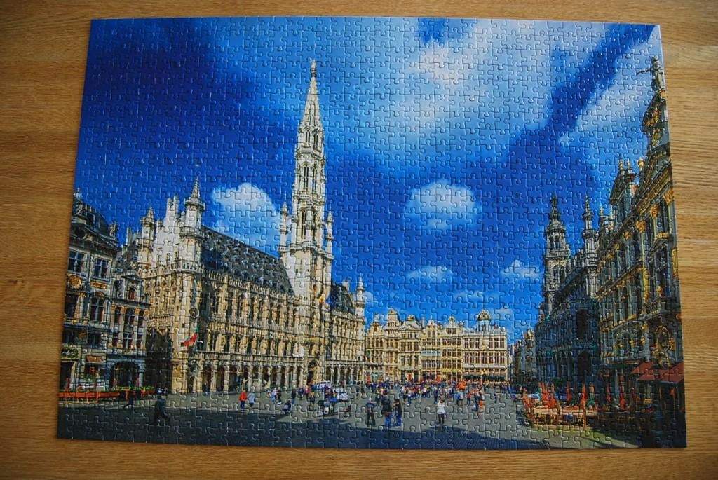 Puzzel Brussels., Hobby en Vrije tijd, Denksport en Puzzels, Zo goed als nieuw, Legpuzzel, 500 t/m 1500 stukjes, Ophalen of Verzenden