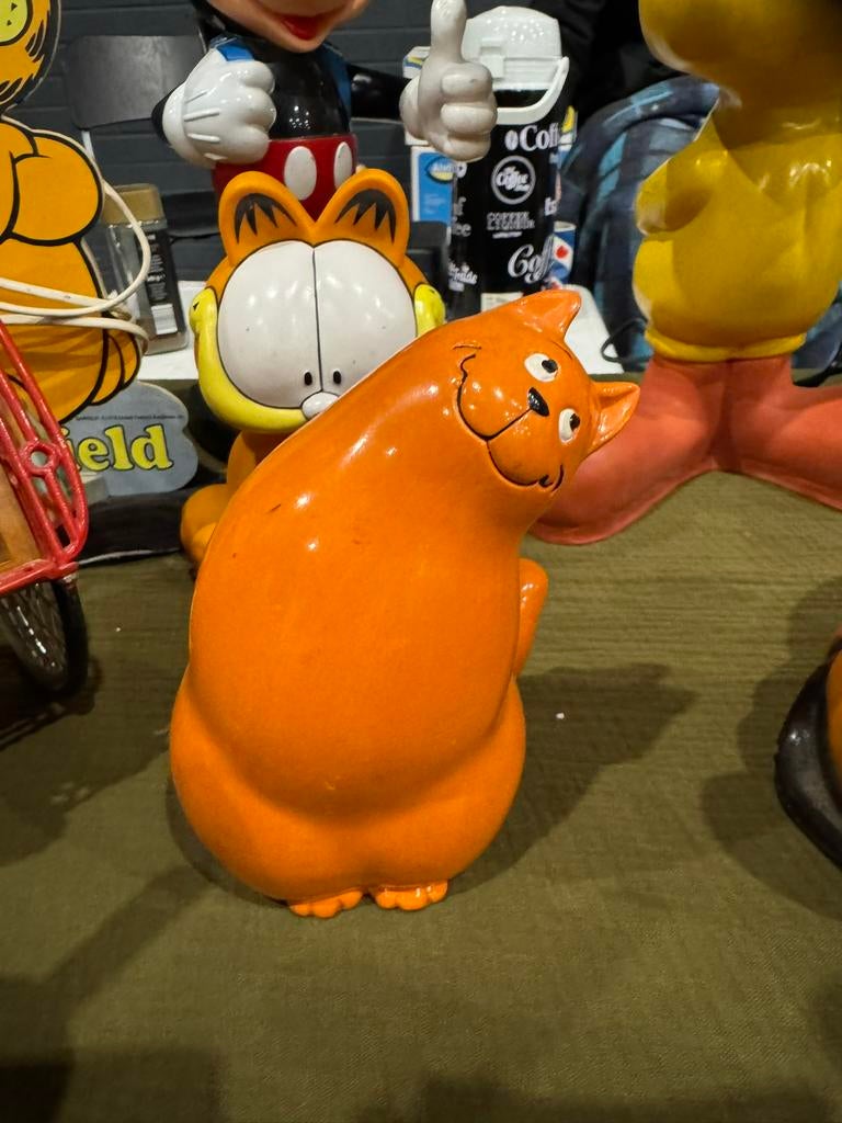 Spaarpot Jan Jans en de kinderen.De rode kater, Verzamelen, Ophalen of Verzenden, Zo goed als nieuw, Steen, Aardewerk of Keramiek