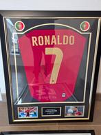 Gesigneerd Ronaldo Portugal Shirt - Ingelijst!, Verzamelen, Sportartikelen en Voetbal, Ophalen of Verzenden, Zo goed als nieuw
