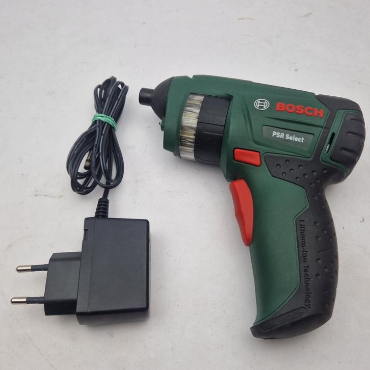 Bosch Prs Select Schroefmachine + Oplader | Nu voor € 29,99, Fietsen en Brommers, Fietsaccessoires | Fietsaccu's, Gebruikt, Ophalen of Verzenden