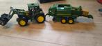 Speelgoed trekker met treiler en balen, Ophalen of Verzenden, Gebruikt