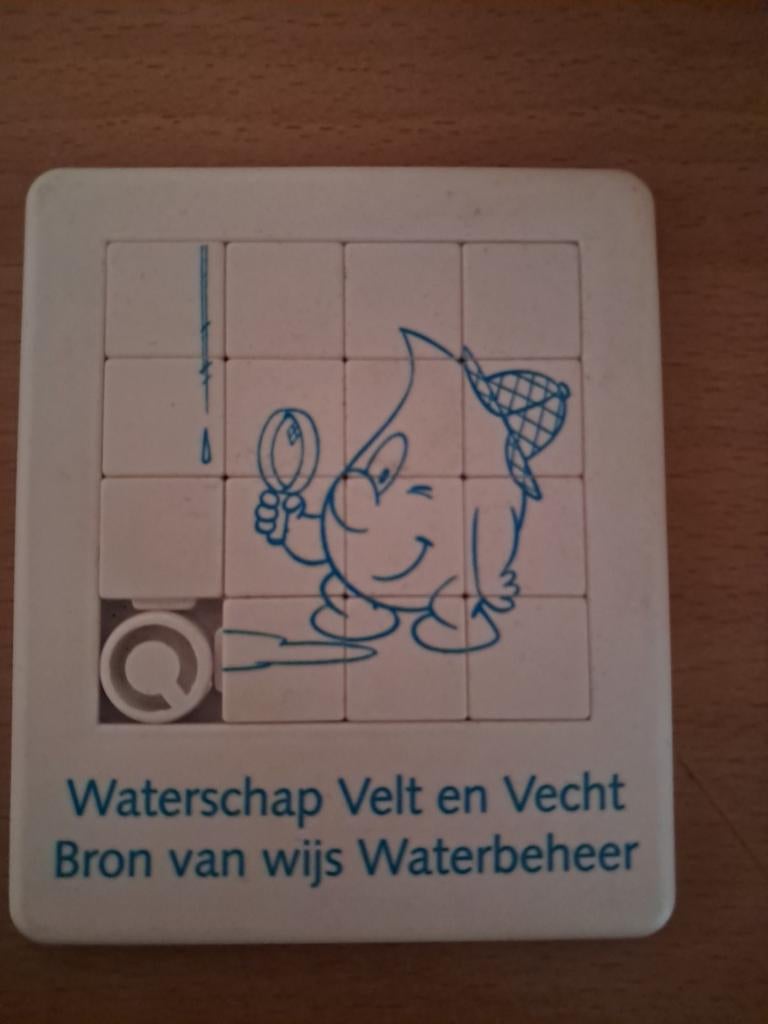 Waterschap schuifpuzzel, Ophalen of Verzenden, Nieuw