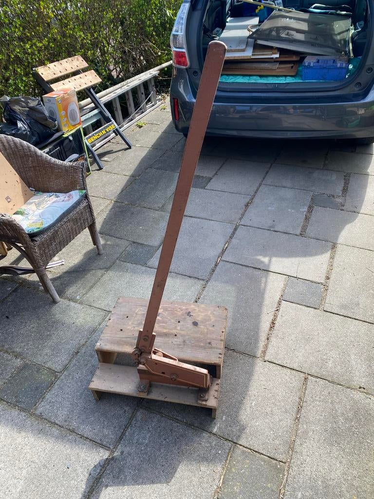 Reddinghaus Mechanische Plaatschaar, Ophalen, Gebruikt