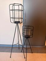 Windlichten set, Ophalen, Gebruikt, Metaal, 50 tot 75 cm