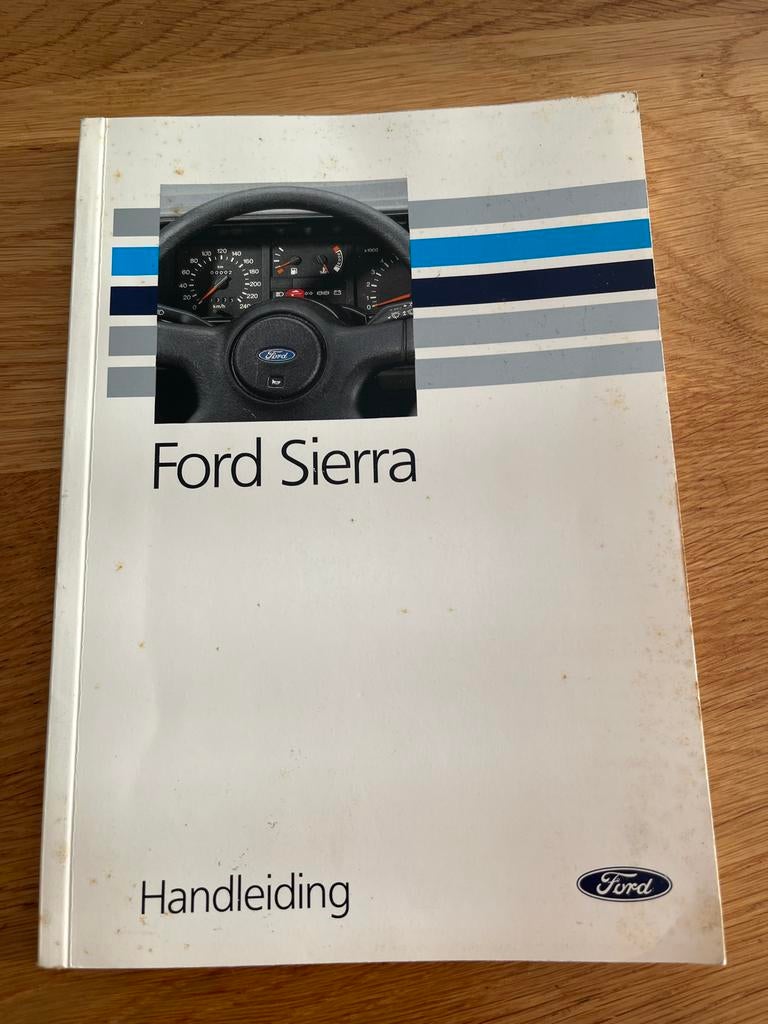 Handleiding Ford Sierra - Origineel en Compleet, Boeken, Auto's | Boeken, Ophalen of Verzenden, Gelezen, Ford