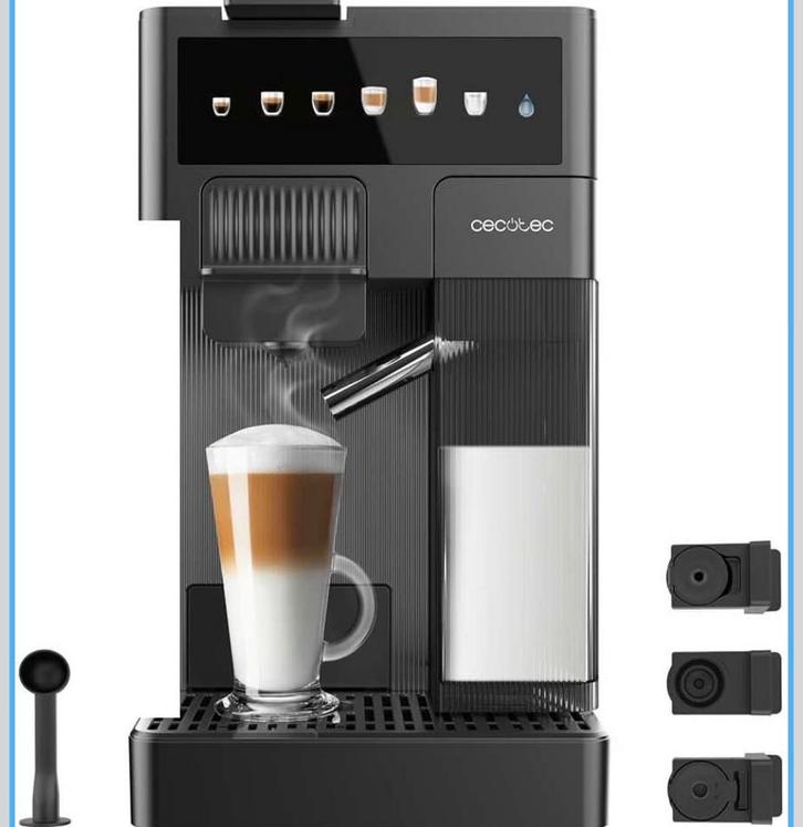 Cecotec Power Espresso 20 Bar Koffiezetapparaat, Witgoed en Apparatuur, Koffiezetapparaten, Zo goed als nieuw, Gemalen koffie