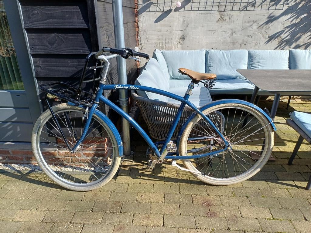 Johnny Loco transportfiets - Blauw, 65 cm of meer, Ophalen of Verzenden, Gebruikt, Overige merken