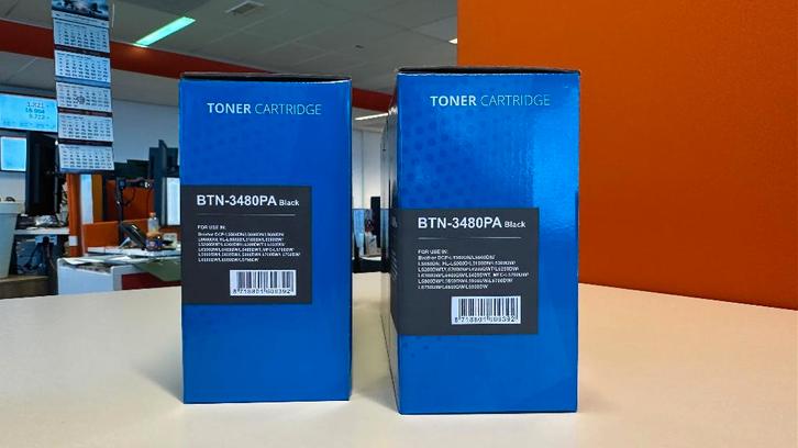 Huismerk Brother TN-3480 Toner 2x Zwart Hoge capaciteit, Computers en Software, Printerbenodigdheden, Nieuw, Toner, Verzenden