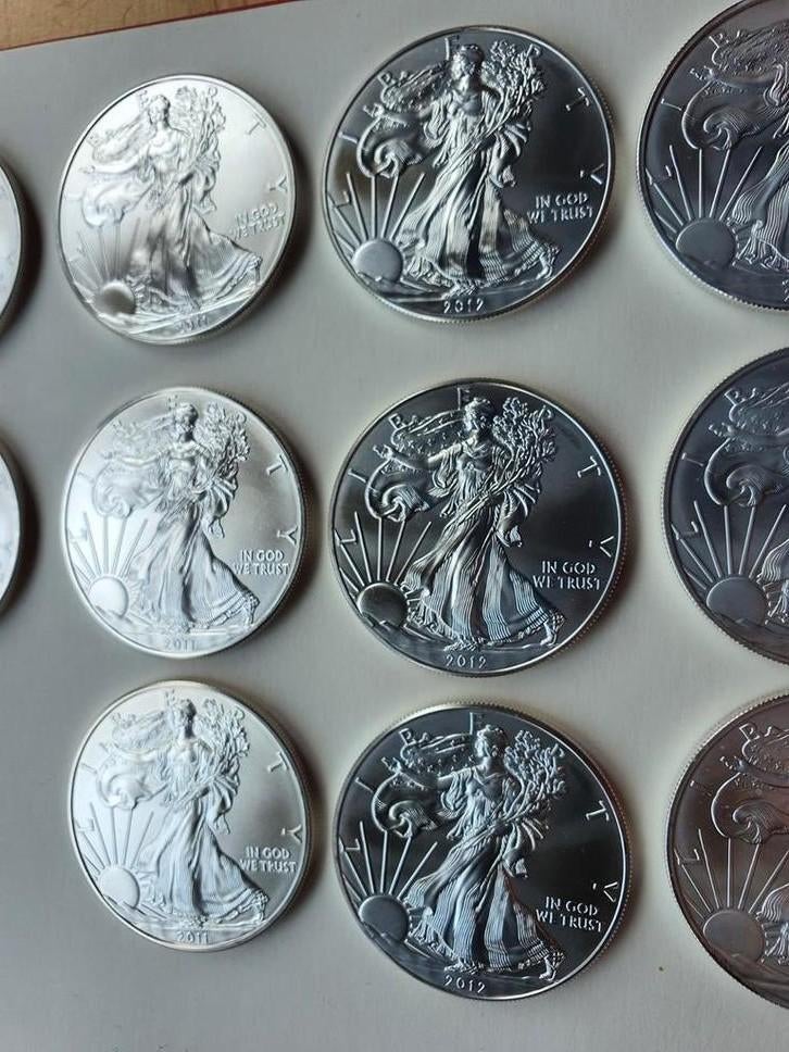 Zilveren American Eagle 1 oz 999 in topkwaliteit, Ophalen of Verzenden, Zilver