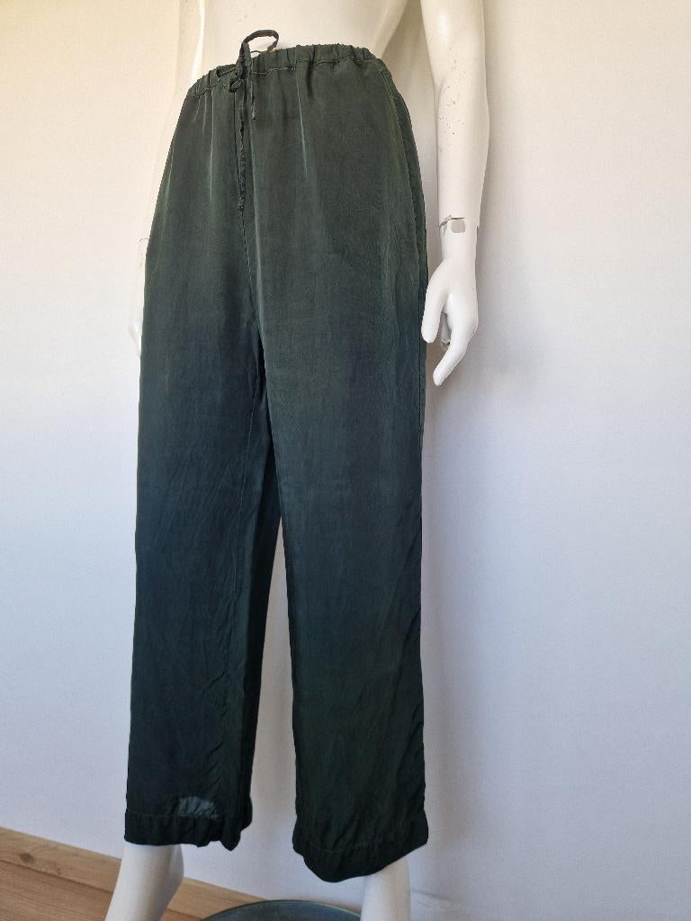 Trix en Rees pantalon Scorpio. Maat M. Donkergroen, Maat 38/40 (M), Nijmegen, Verhip-vintage.nl, Ophalen of Verzenden