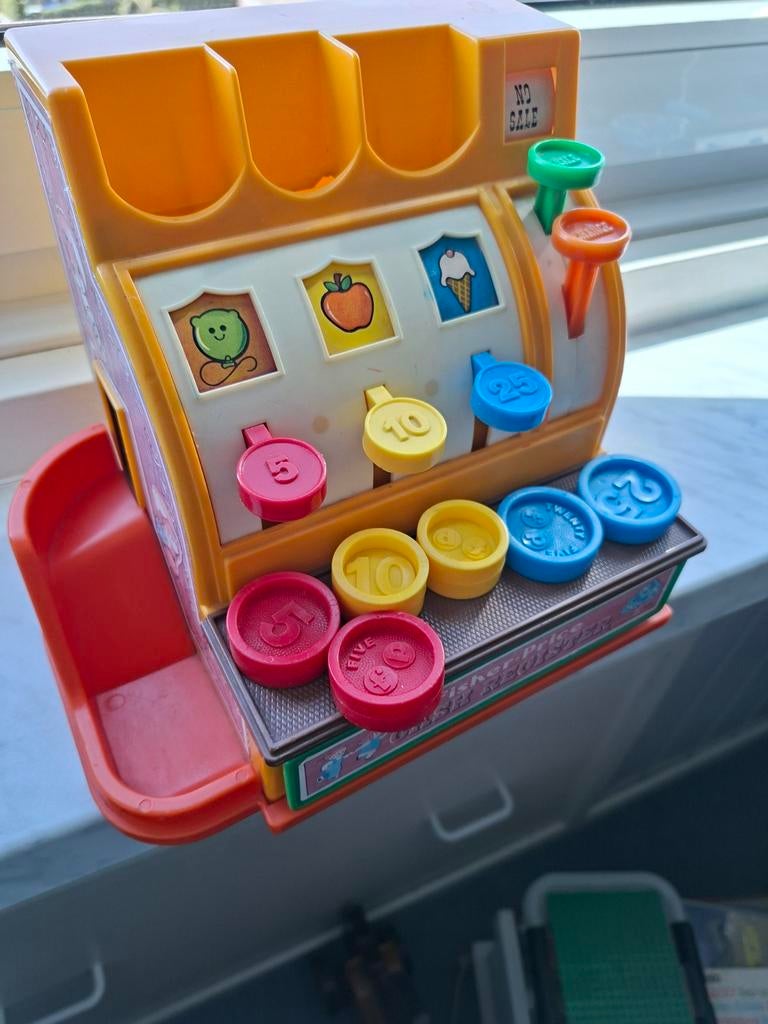 Fisher  Price kassa  Vintage, Ophalen, 6 maanden tot 2 jaar