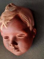 Cortendorf muur masker kinderkopje - fifties , mid-century, Ophalen of Verzenden, Gebruikt, Mens