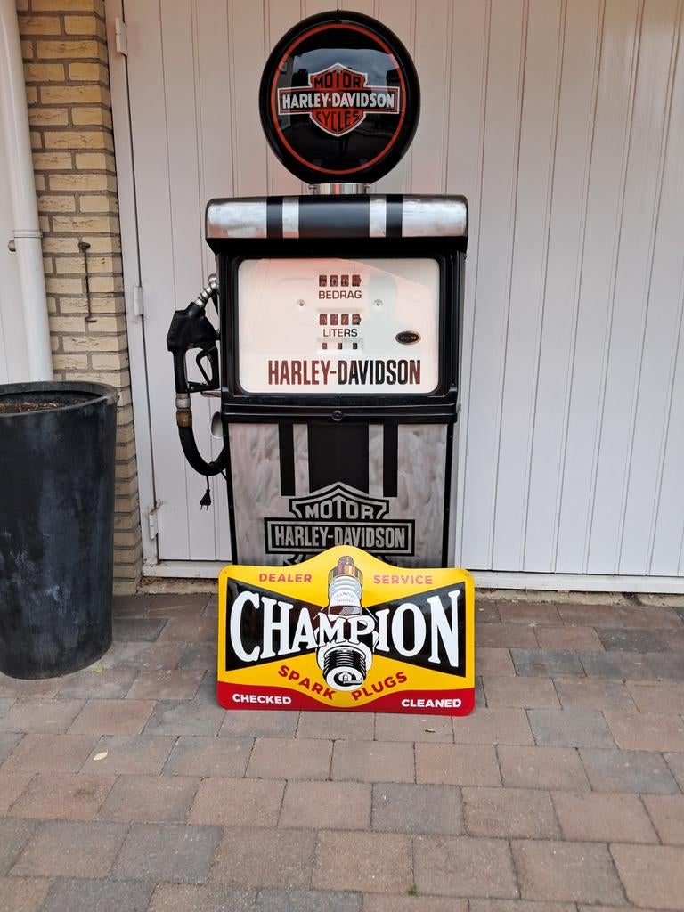 Champion bougie emaille reclame bord mooie reproductie, Verzamelen, Reclamebord, Eu, Eu, Nieuw