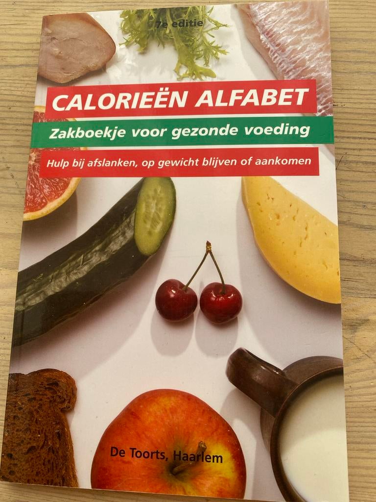 Calorieën Alfabet: Zakboekje voor gezonde voeding, Ophalen of Verzenden, Nieuw, Dieet en Voeding