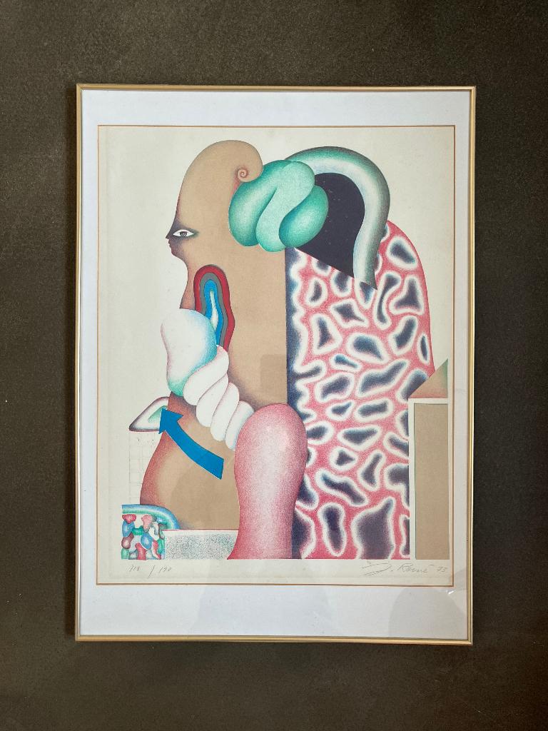 Litho, Jorg Reme, Antiek en Kunst, Ophalen
