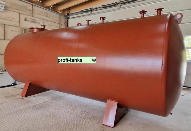 T14 opslagtank 22000 L stalentank binnen-coating verwarming, Tuin en Terras, Regentonnen, Gebruikt, Metaal, 150 liter of meer