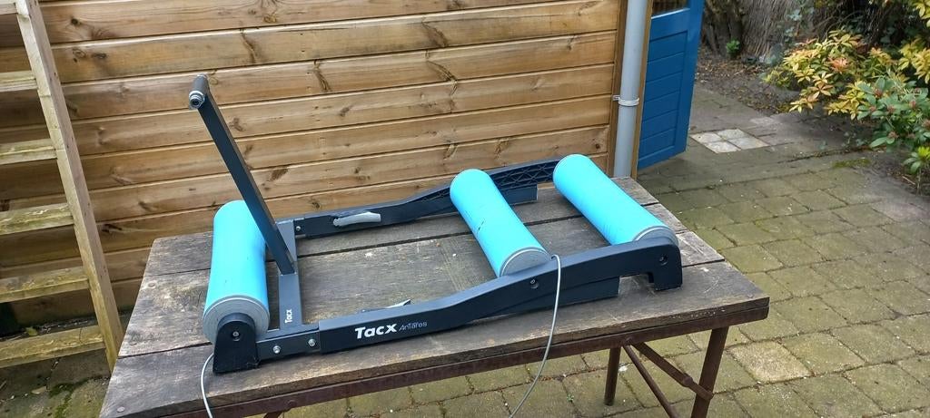 Tacx Antares fietsrollen met voorvorksteun, Gebruikt, Racefiets, Overige typen, Kunststof