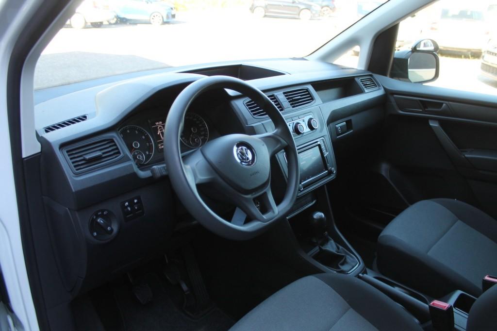 Volkswagen CADDY 1.0 TSI L1H1 ( BENZINE) AIRCO NAV SCHUIFDEU, Auto's, Voorwielaandrijving, Volkswagen, Wit, Bedrijf