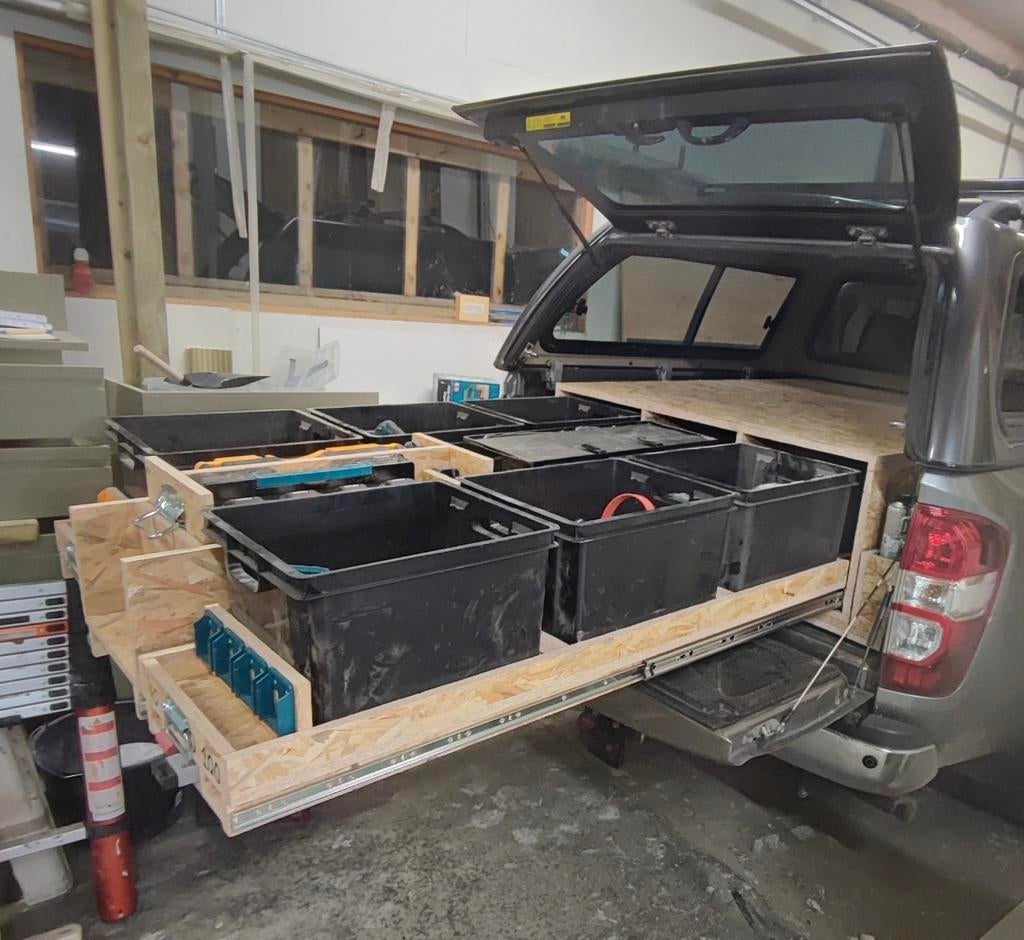 Pickup ladesysteem, Ophalen, Gebruikt