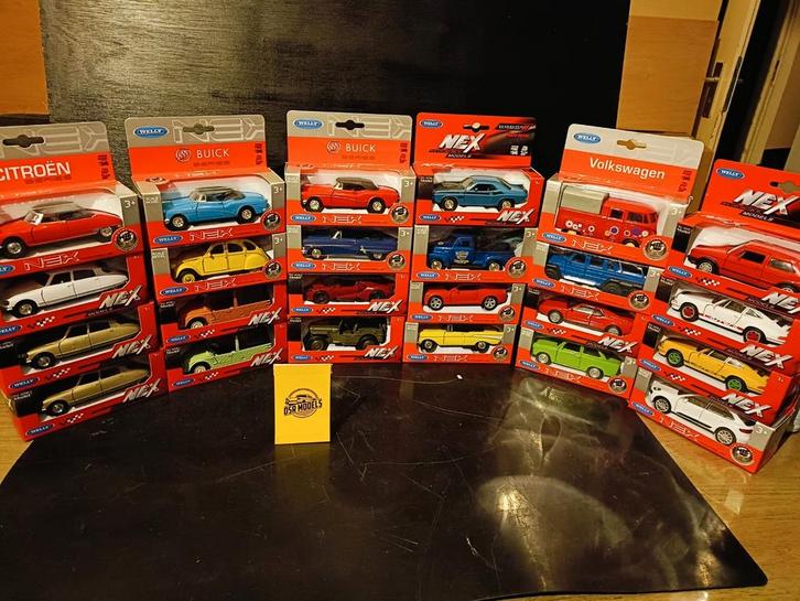 Welly Auto's heel veel verschillende, Hobby en Vrije tijd, Modelauto's | 1:32, Nieuw, Auto, Overige merken, Ophalen of Verzenden